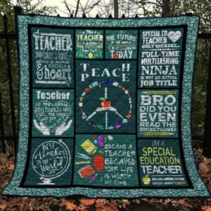 Teacher Quilt Blanket Ver 3  Quilt